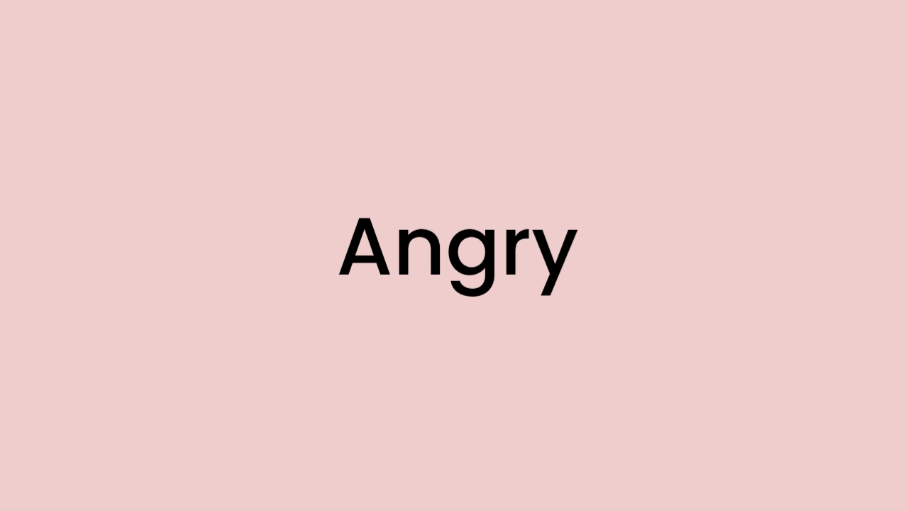Angry 1 